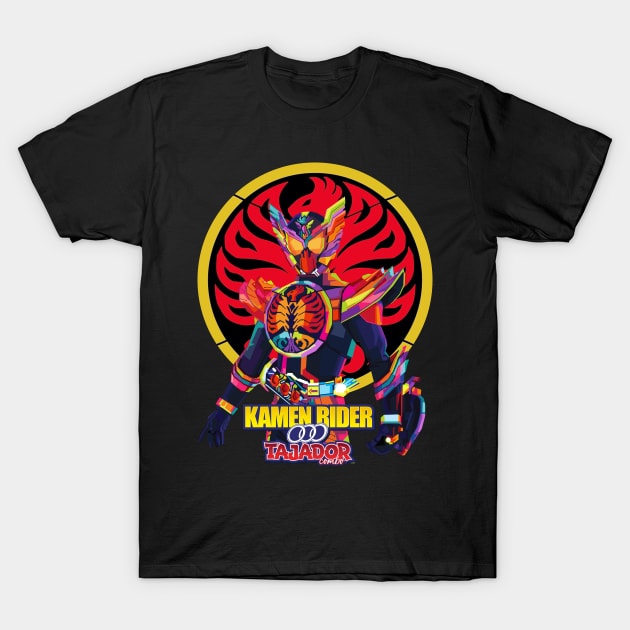 Kamen Rider OOO TAJADOR combo T-Shirt by desilutfiaa